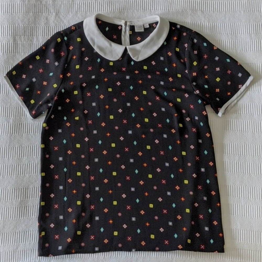 twik | Short Sleeve top with Collar